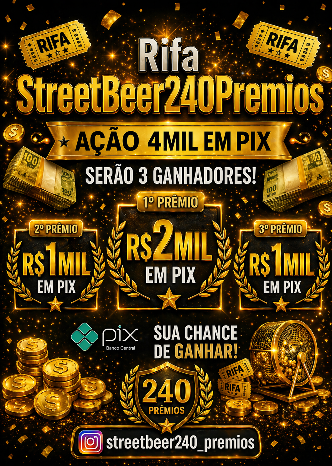 4 mil em pix